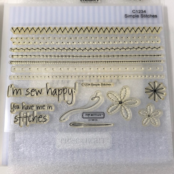 CTMH stamp bundle of 4 My Acrylix sets - Picture 5 of 6